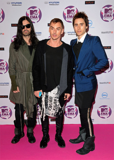 30 Seconds to Mars взяли Best Alternative на EMA 2011