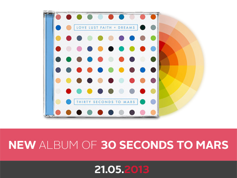 Новый альбом 30 Seconds to Mars увидит свет 21 мая